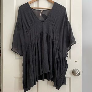 Free People Slate Grey Sunny World Kaftan